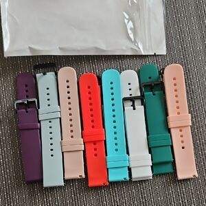 Colorful Silicone Watch Bands Set